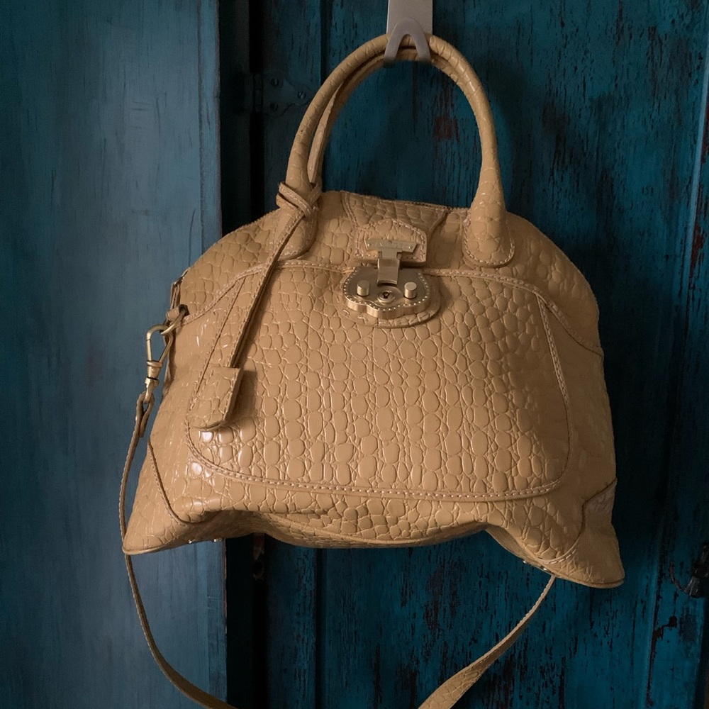 Talbots Genuine Leather Alligator Texture Handbag (OBO)